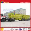 Cajas dobles interconectadas Side Dump Tipper Semi Trailer